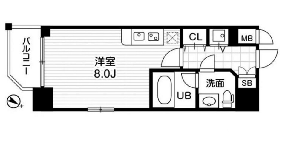 アーデン京町堀ウエスト　間取り