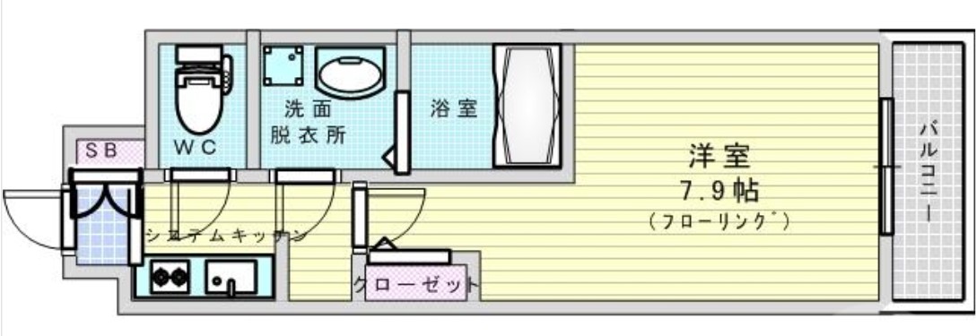S-RESIDENCE新大阪WEST 間取り