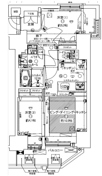プレサンス天満橋チエロ　間取り