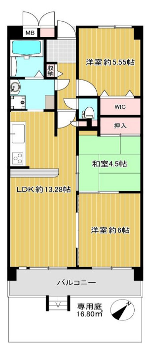 ファミール北大阪リバーサイド 間取り