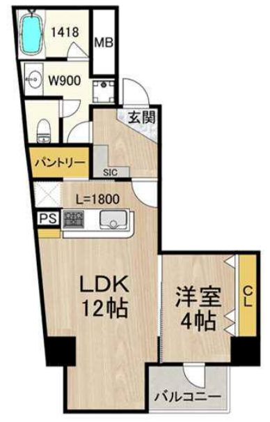 BRAVE北浜 間取り