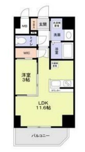 ラ・ピシーヌ南堀江　間取り