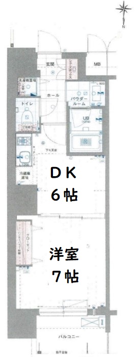 エスライズ西本町Ⅱ　間取り