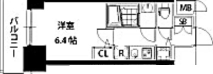 S-RESIDENCE江坂　間取り