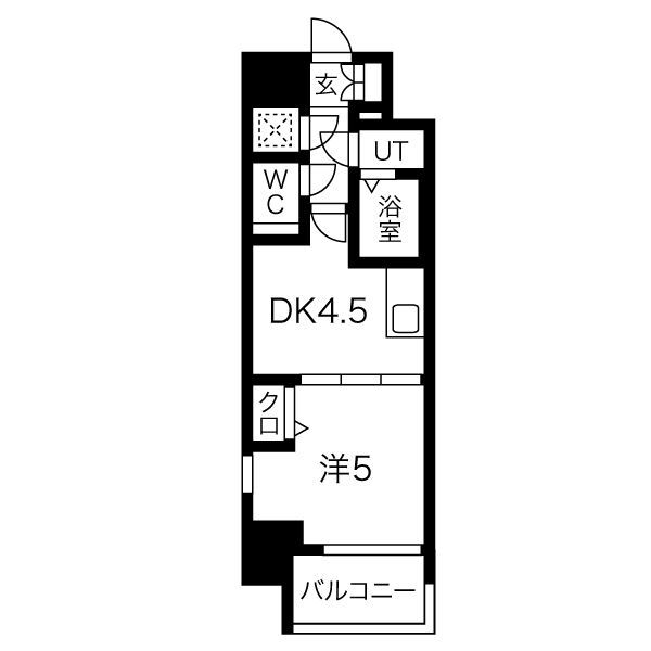 ファーストフィオーレ難波南パークサイド　間取り
