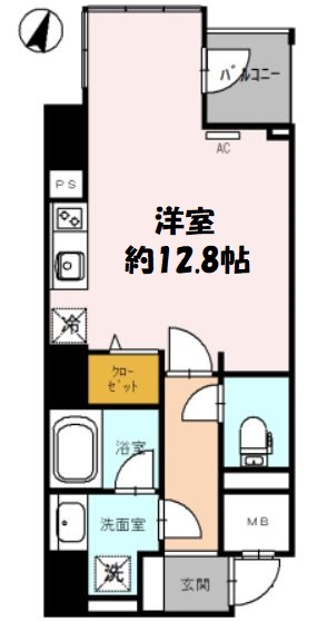 エトワール北新地 間取り図