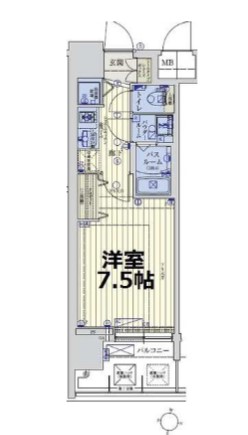 スワンズシティ梅田シエロ　間取り