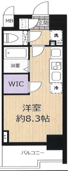 ララプレイス四天王寺夕陽ケ丘　間取り