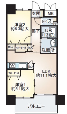 ベリー海老江 間取り