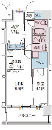 スプランディッド梅田グランノース 間取り