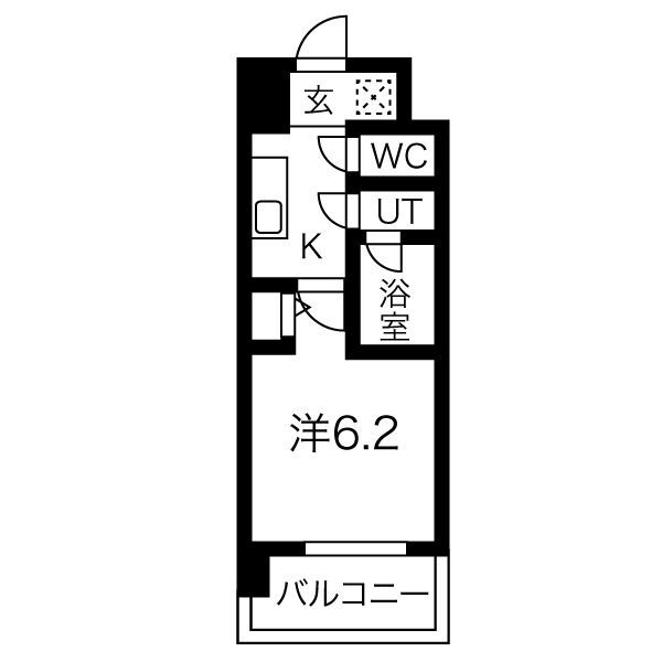スプランディッド難波 間取り