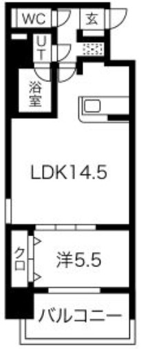 スプランディッド九条駅前　間取り