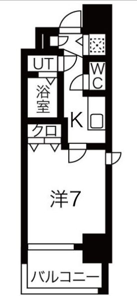 フォーリアライズ南堀江ヴィータ　間取り