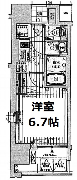 レジュールアッシュウエストレジス 間取り