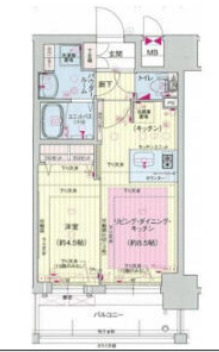 プレサンス新大阪ザ・シティ　間取り