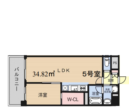 グレイス阿倍野松崎　 間取り