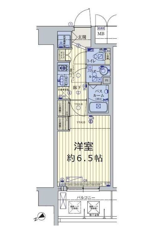 スワンズシティ中之島クロス　間取り