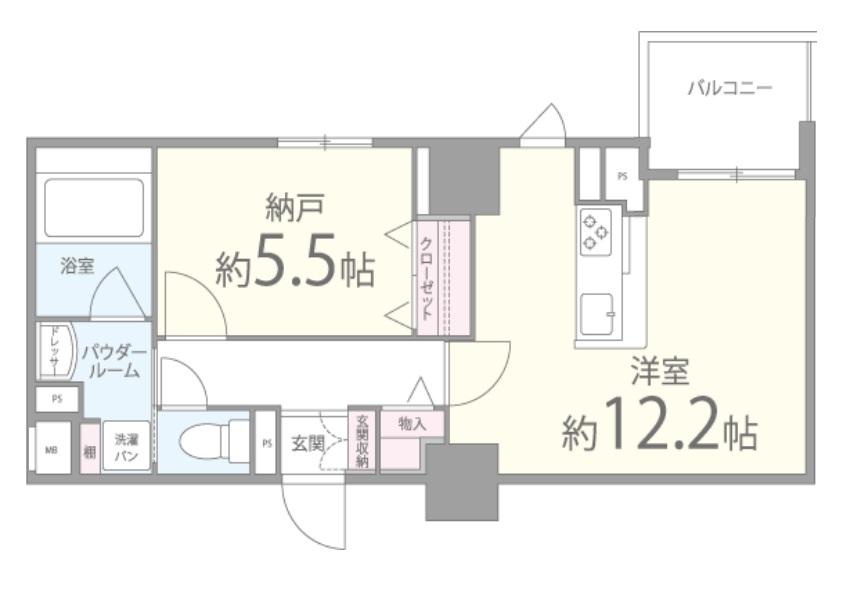 BROU上町台　間取り