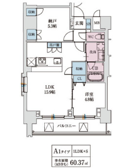 スプランディッド上本町WEST 間取り