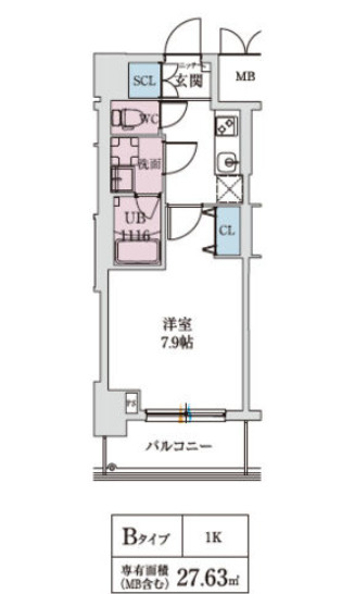 スプランディッド上本町WEST 間取り
