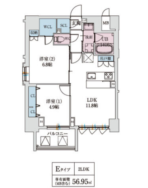 スプランディッド上本町WEST 間取り
