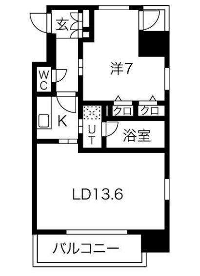 エスレジデンス淀屋橋 間取り