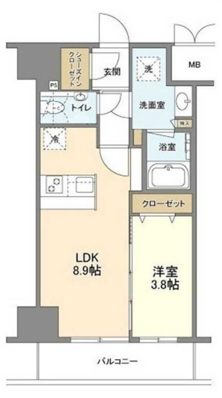 アーバス天満橋　間取り