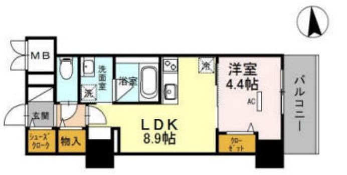 グランセジュール江坂 間取り