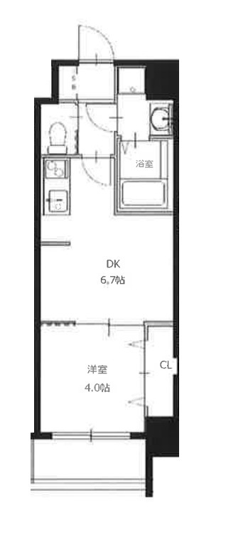 仮)天王寺区烏ヶ辻共同住宅 間取り