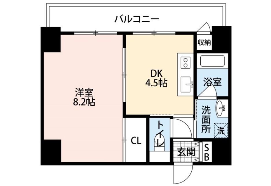 アーバンステージ安堂寺Ⅰ 間取り