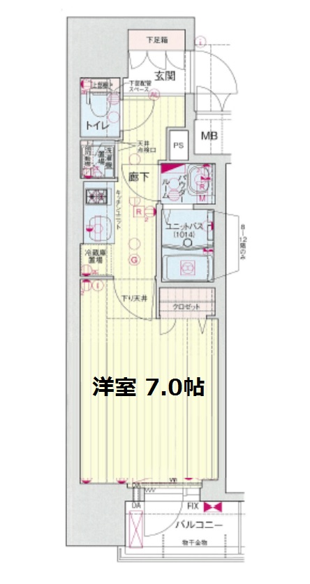 プレサンス松屋町駅前　間取り