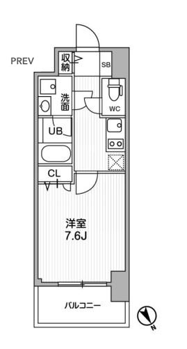 スプランディッド九条駅前　間取り