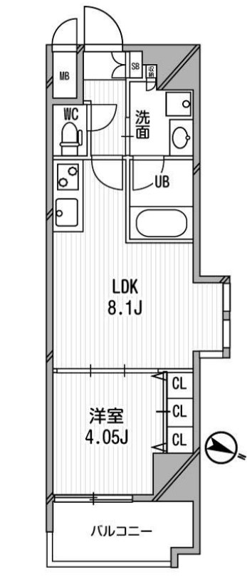 アーデン四ツ橋プライマリーワン　間取り