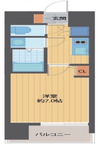 エグゼ難波南Ⅴ　間取り