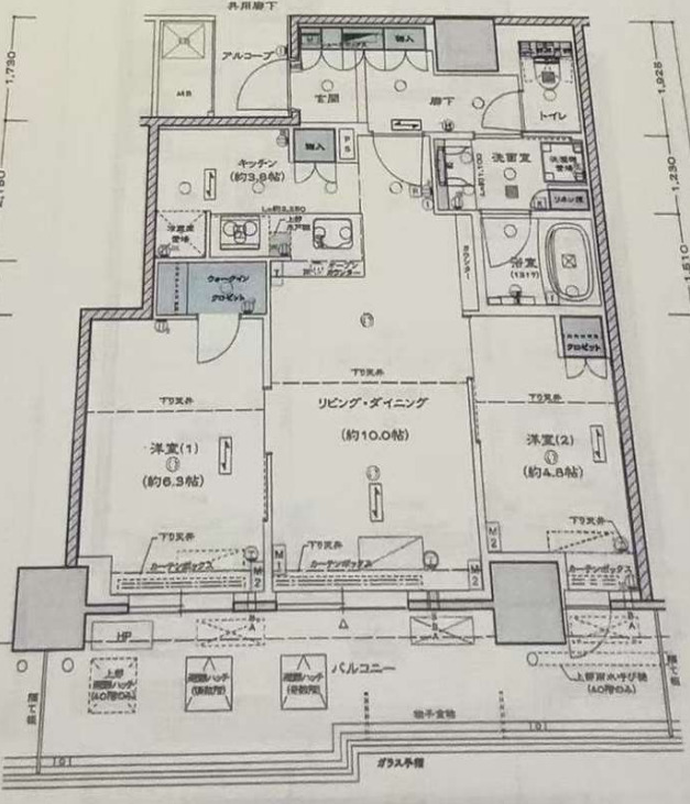 シエリアタワー大阪堀江 間取り