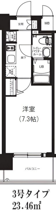エグゼ難波WESTリバー　間取り
