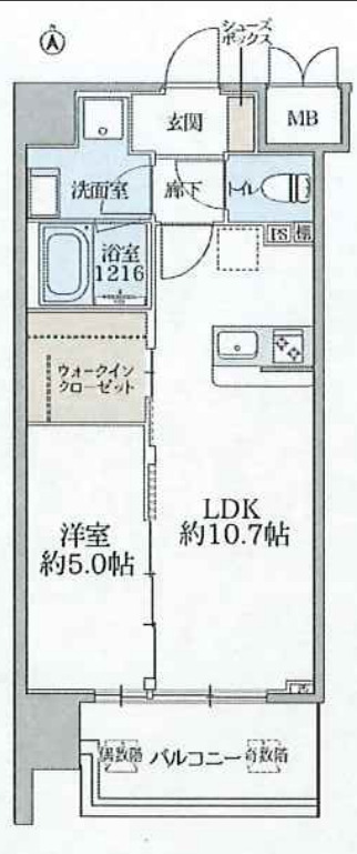 ATKレジデンスなんば　間取り