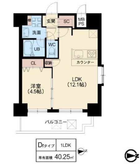 スプランディッド阿倍野　間取り