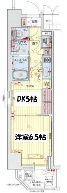 プレサンス江戸堀 間取り