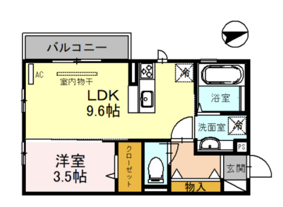 ラムココ真田山 間取り