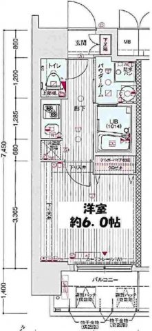 サムティ北梅田VESSEL 間取り