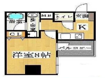 ディオレクレスト東心斎橋 間取り