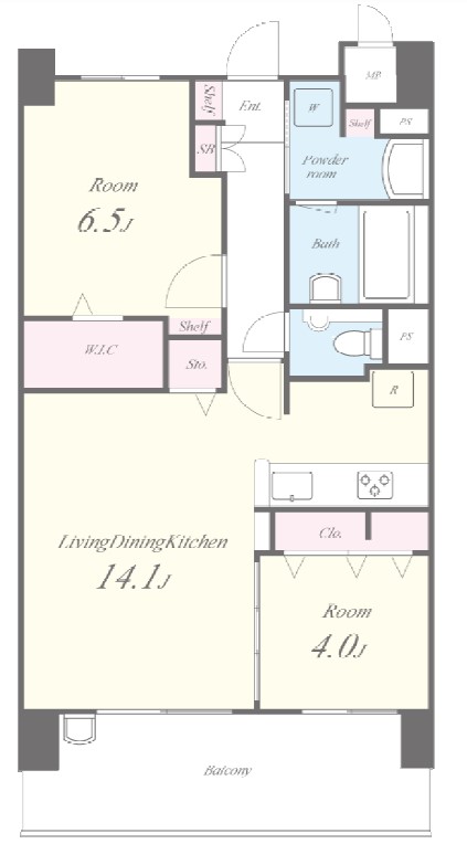 ポラリス松ヶ枝　間取り図