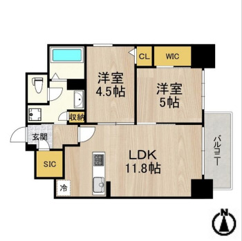 ルフォンプログレ新町　間取り