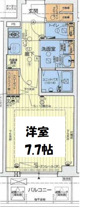 レオンコンフォート大阪ドームシティ　間取り