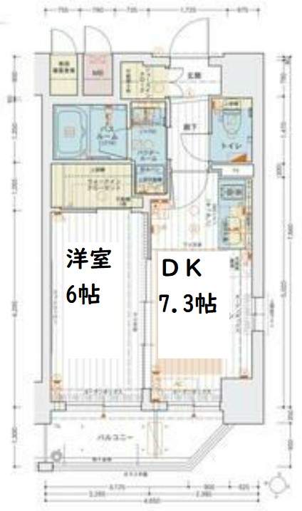エステムコート新梅田 間取り