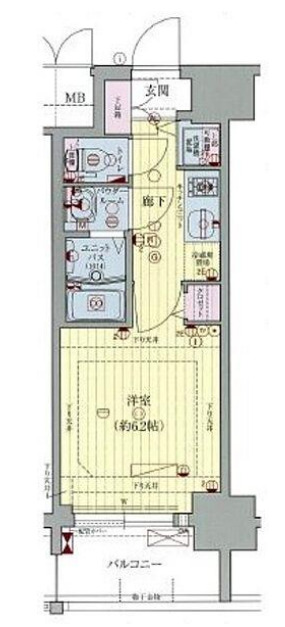 プレサンス玉造駅前ルージュ 間取り