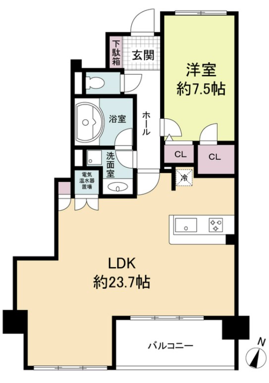 グレンパーク梅田北 間取り
