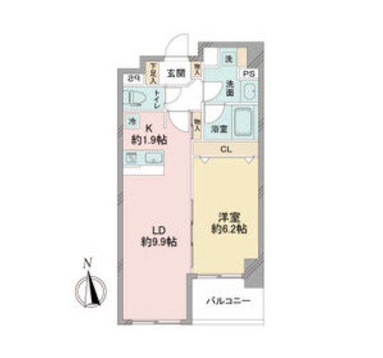 セレッソコート上本町EAST 間取り