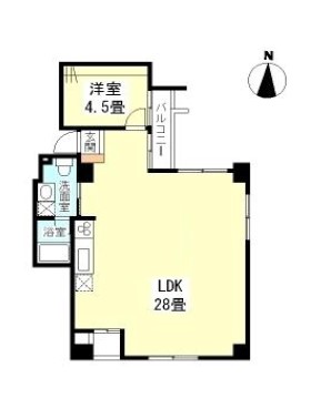 GARRET南堀江 間取り